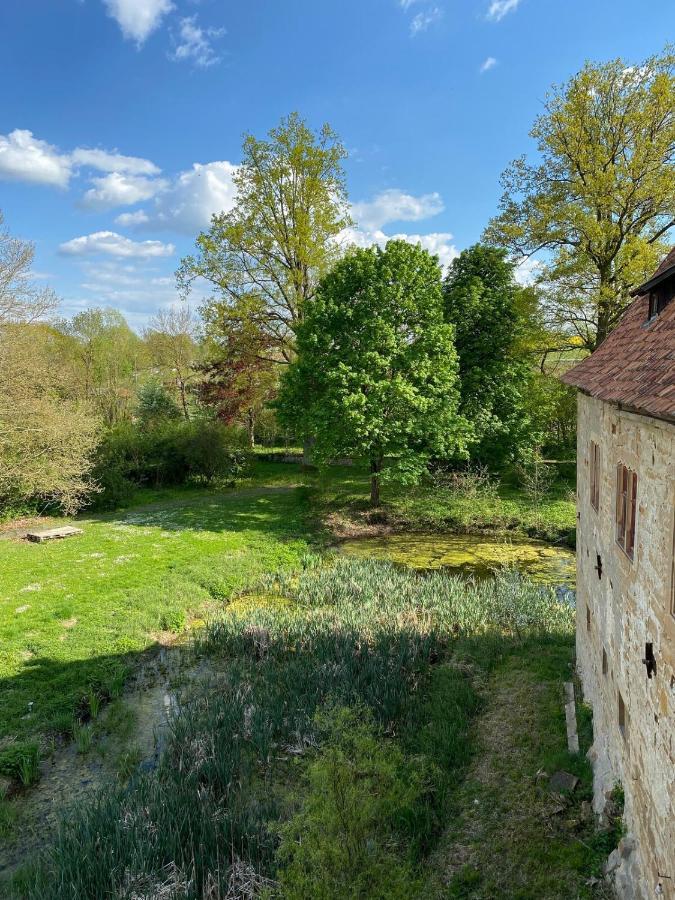 Urlaub Im Wasserschloss Irmelshausen Hochheim Exterior photo