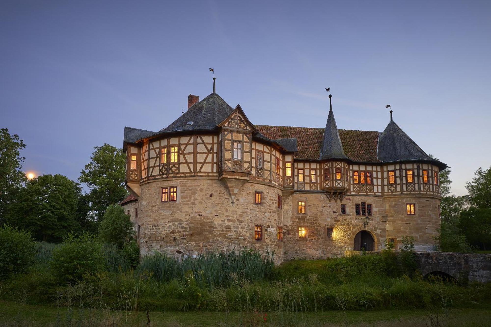 Urlaub Im Wasserschloss Irmelshausen Hochheim Room photo