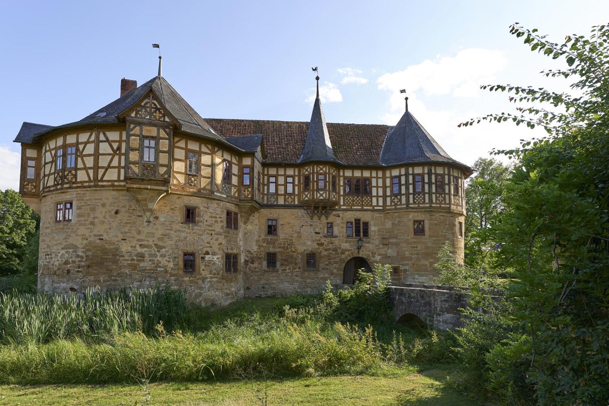 Urlaub Im Wasserschloss Irmelshausen Hochheim Room photo